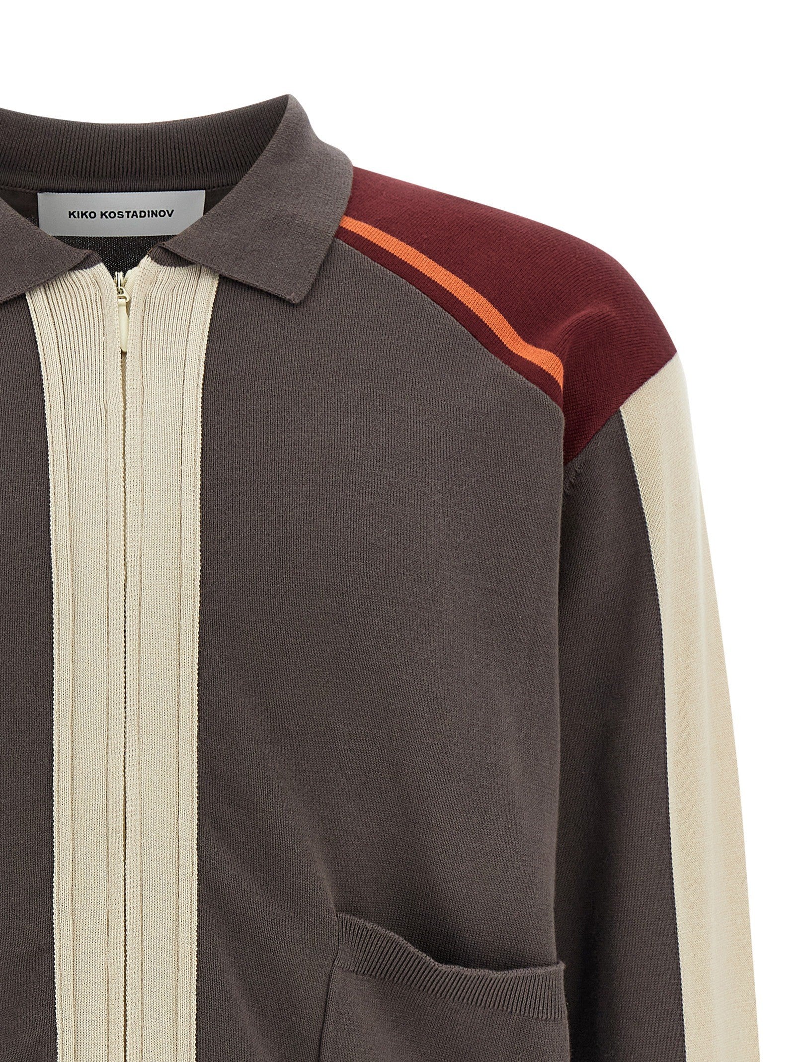 Kiko Kostadinov Munno Knit Cardigan Gold