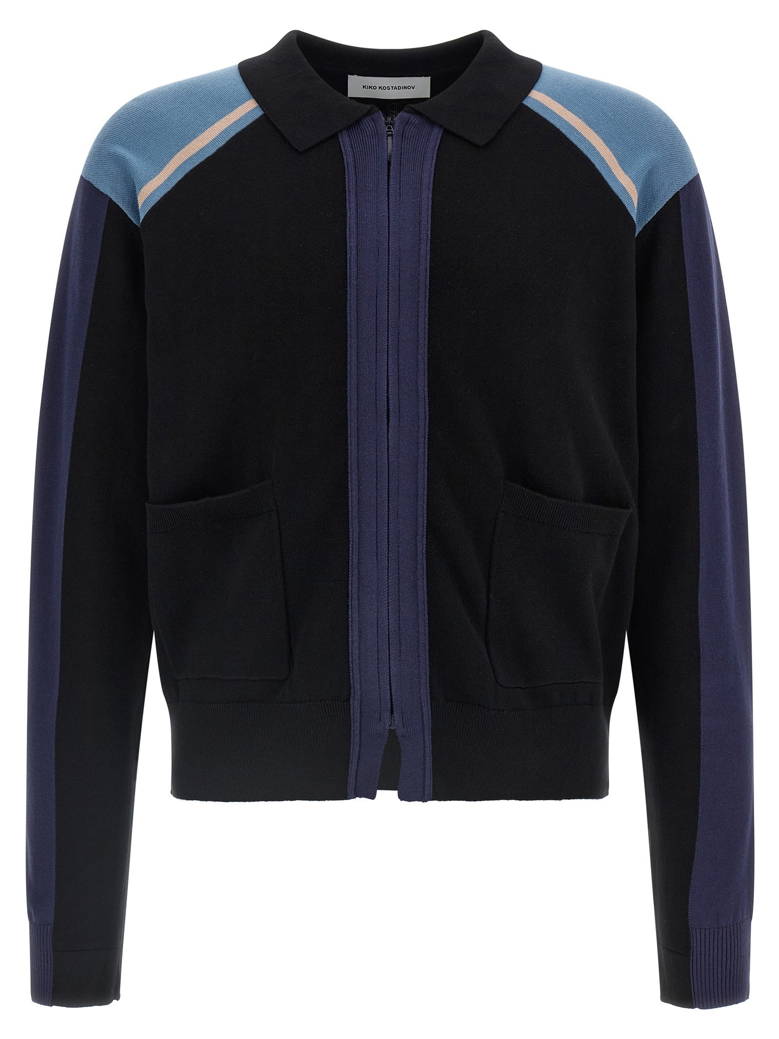 Kiko Kostadinov Munno Knit Cardigan Blue