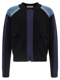 Kiko Kostadinov Munno Knit Cardigan Blue