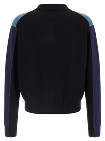 Kiko Kostadinov Munno Knit Cardigan Blue