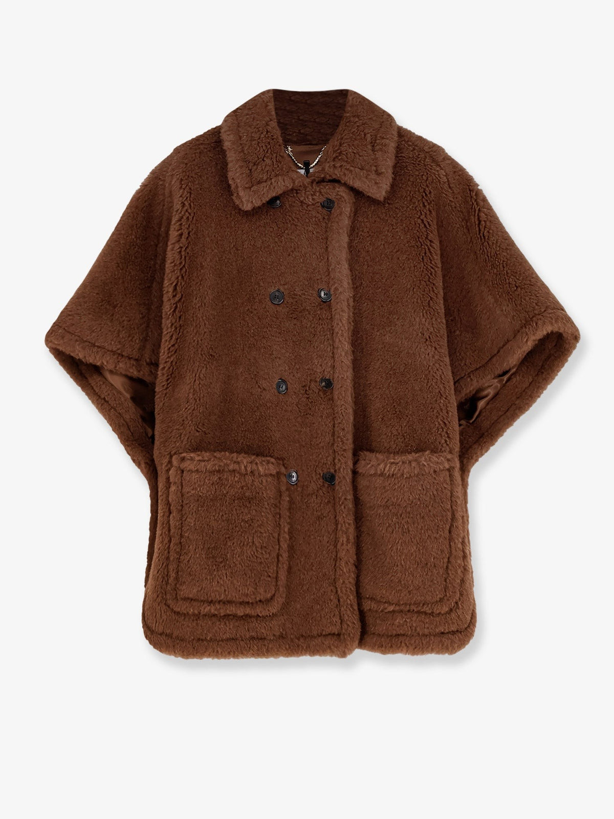 Max Mara Women's Cashmere and Silk Cape Brown