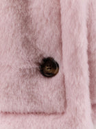 Max Mara Women's Alpaca and Virgin Wool Fur Cape Beige, view 3