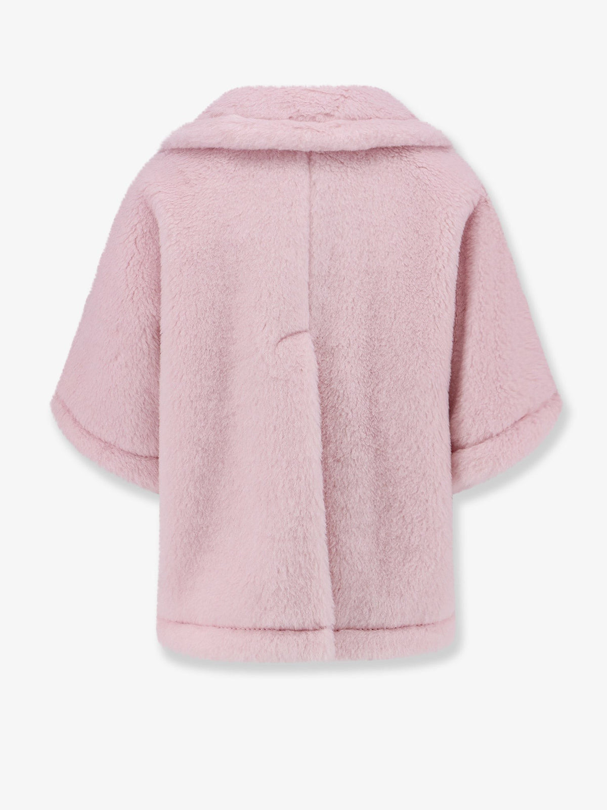 Max Mara Women's Alpaca and Virgin Wool Fur Cape Beige, view 2