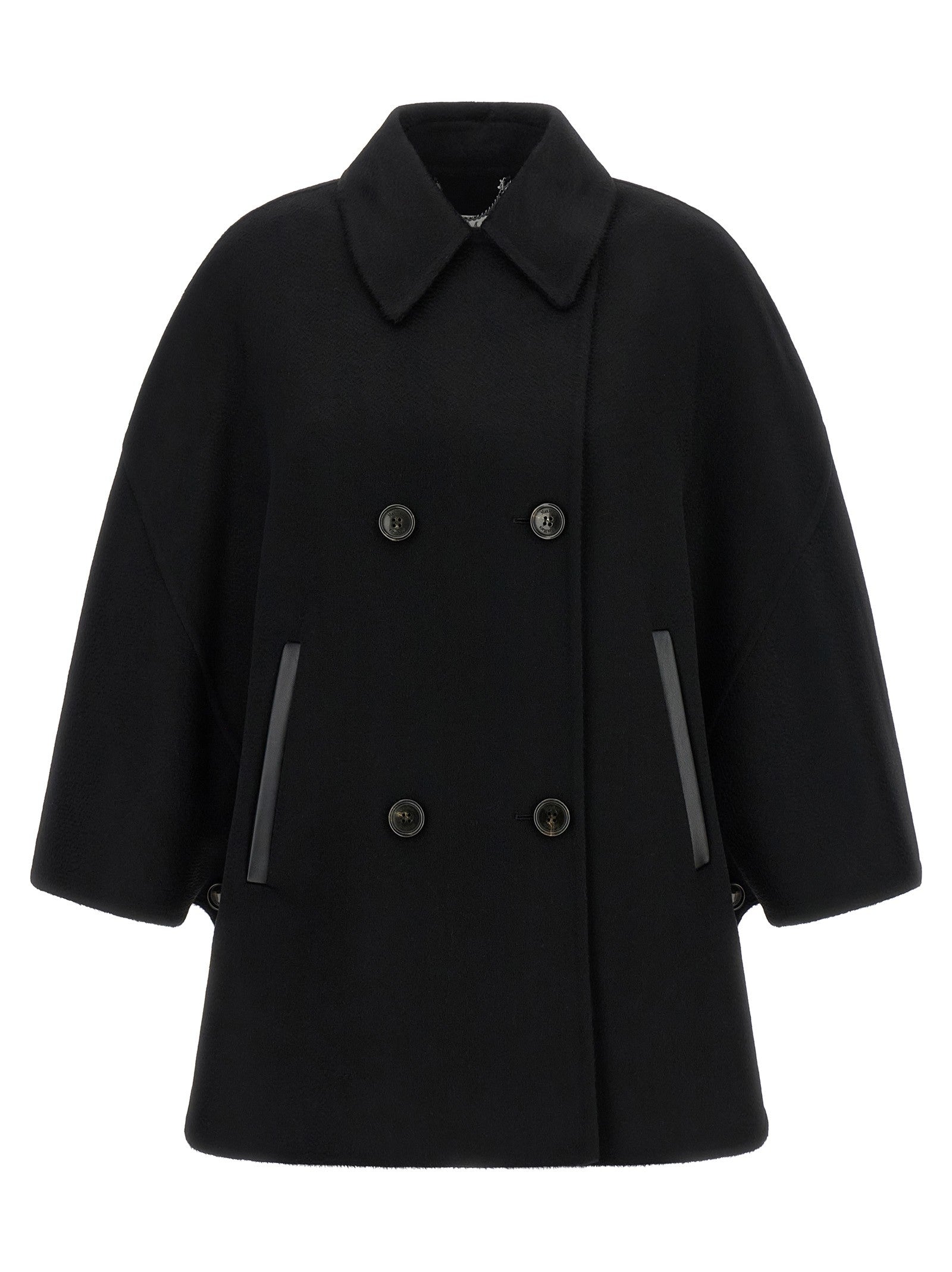 Max Mara Mxaospite Cape Black