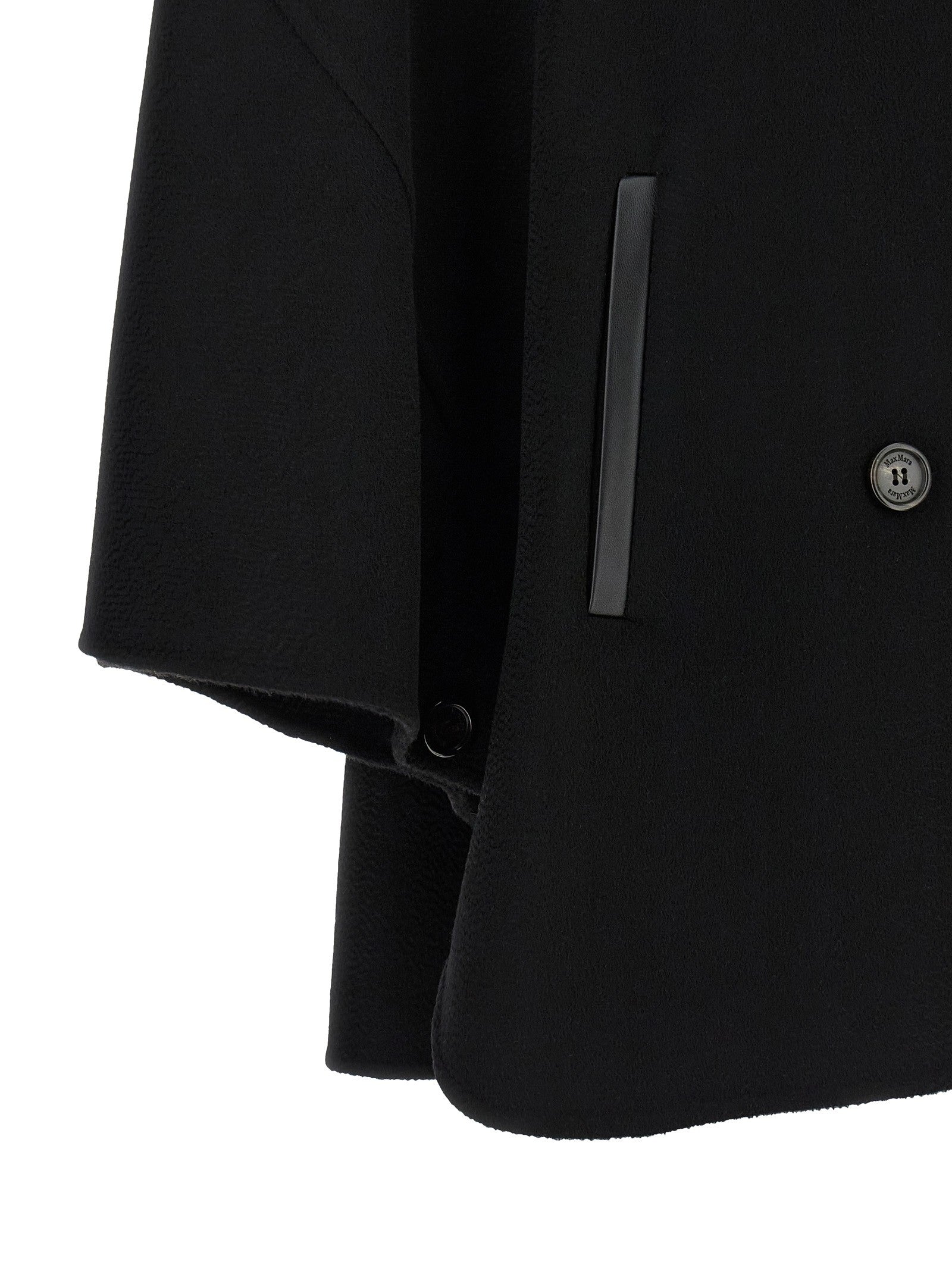 Max Mara Mxaospite Cape Black