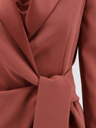 Max Mara Women's Mxebano Cady Blazer Brown, view 3