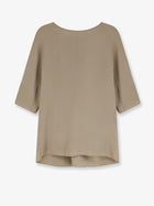 Max Mara Women's Mxegattini Silk Top Beige