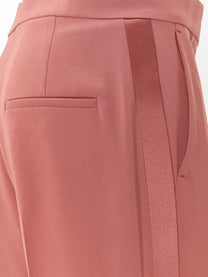 Max Mara Women's Mxeliseo Cady Tuxedo Trousers Brown