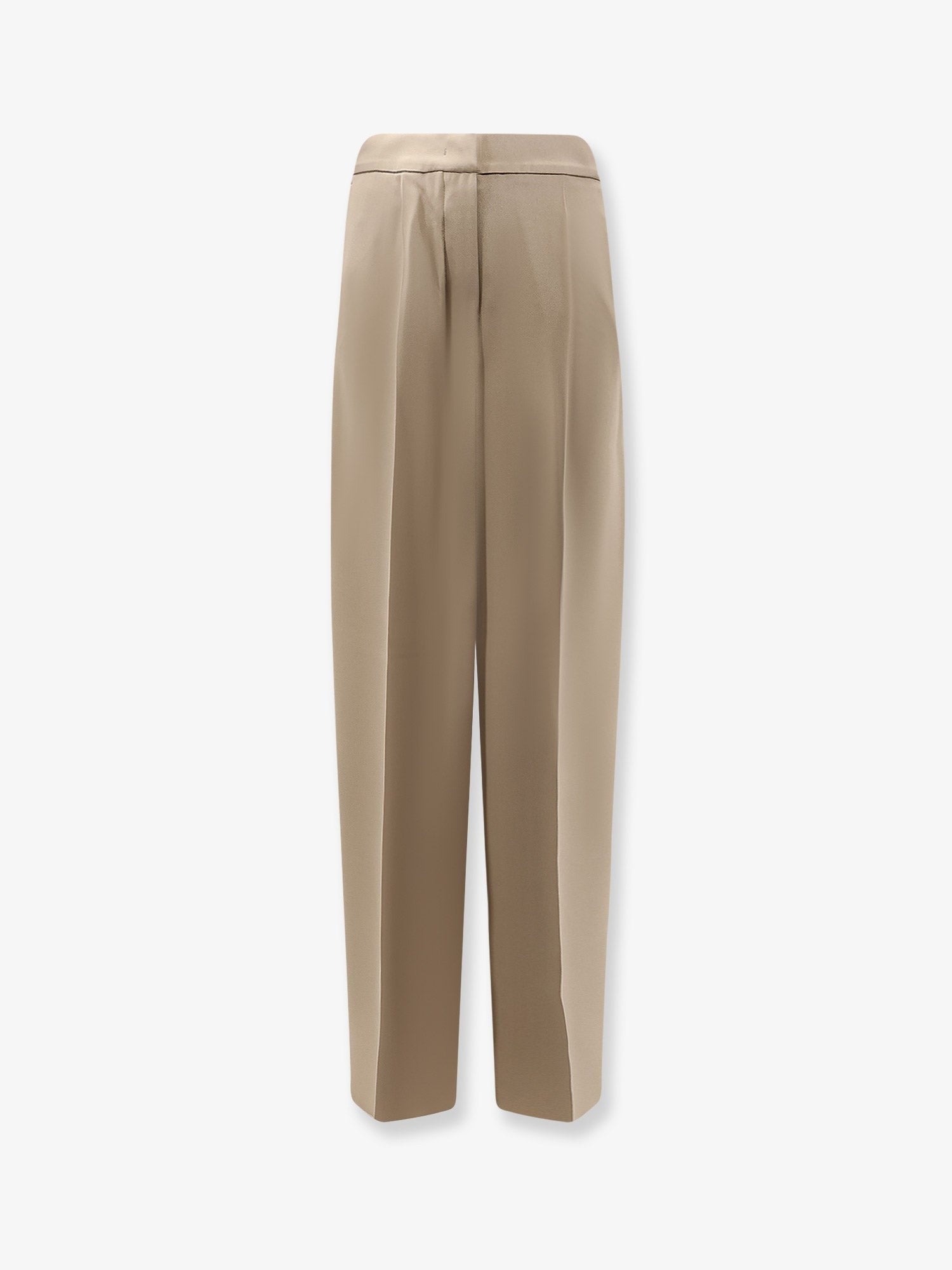 Max Mara Women's Mxepalanca Silk Trousers Beige