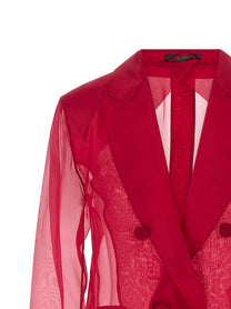 Max Mara Mxeslogan Blazer Pink