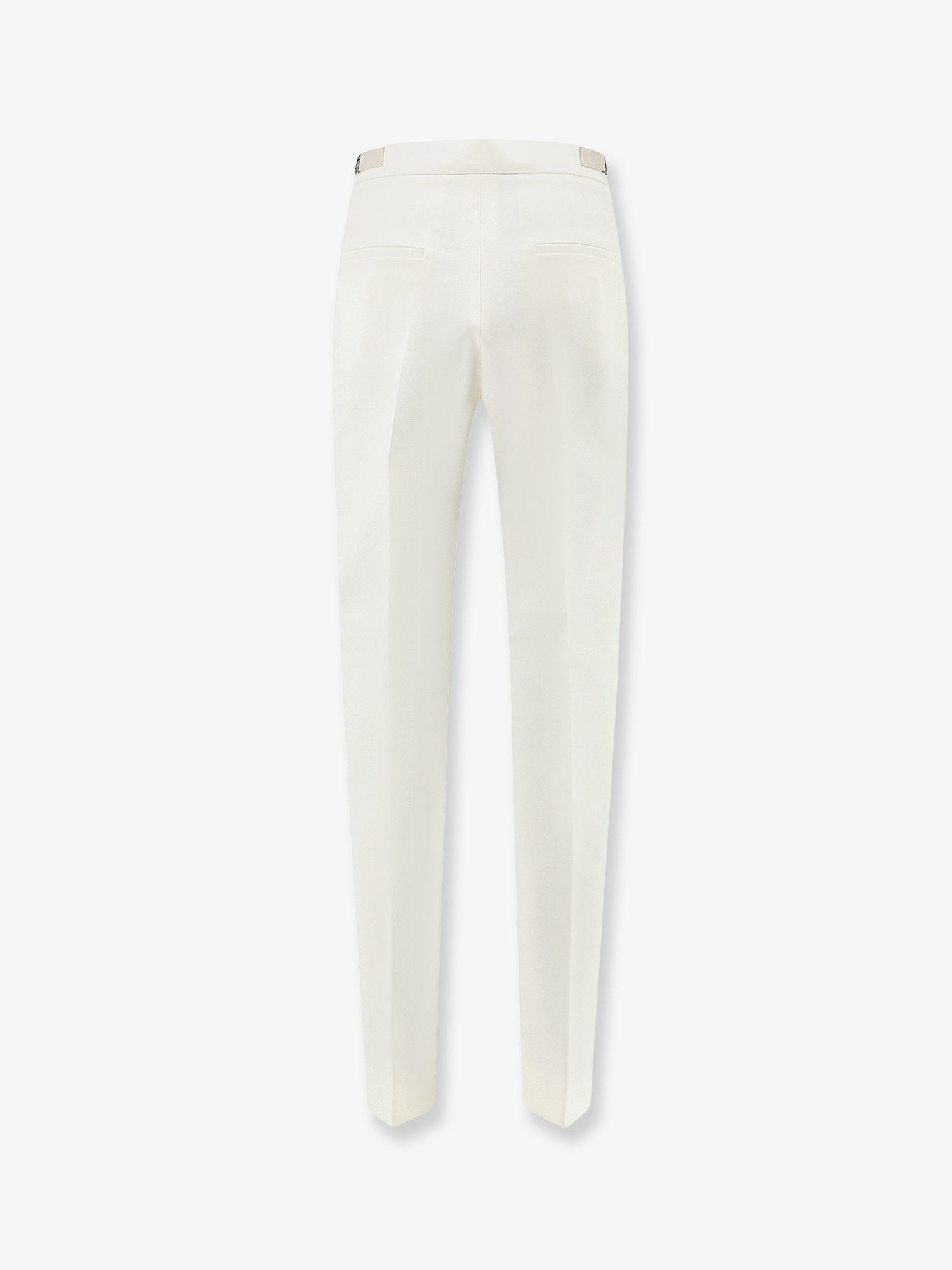 Max Mara Women's Mxmacino Stretch Virgin Wool Trousers White