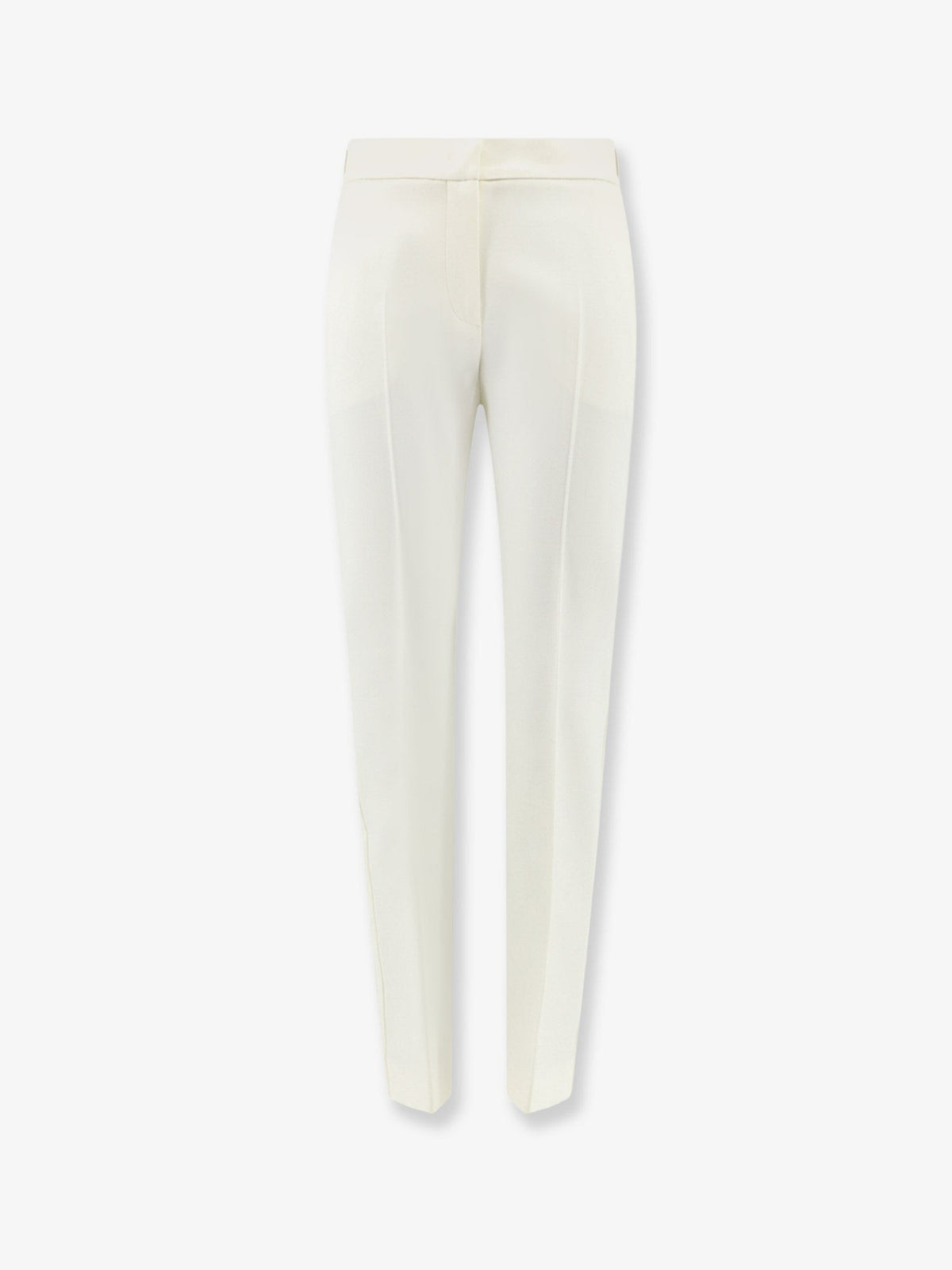 Max Mara Women's Mxmacino Stretch Virgin Wool Trousers White