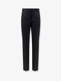 Max Mara Women's Mxmacino Stretch Virgin Wool Trousers Black