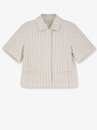 Max Mara Women's Mxmangio Cotton Blazer White