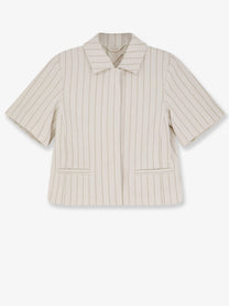 Max Mara Women's Mxmangio Cotton Blazer White