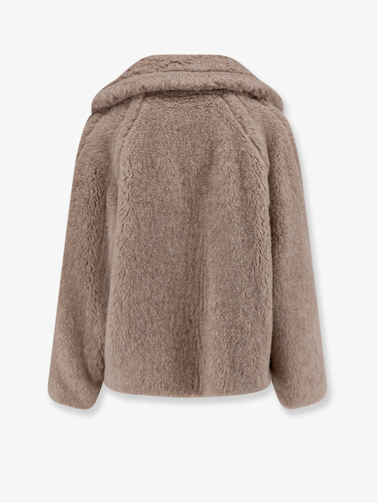 Max Mara Women's Mxmcambusa Alpaca and Cashmere Fur Jacket Beige