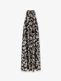 Max Mara Women's Mxmcartone Silk Dress Black