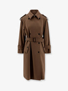 Max Mara Women's Mxmcerto Virgin Wool Trench Brown