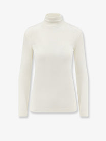 Max Mara Women's Mxmcono Wool Turtleneck White