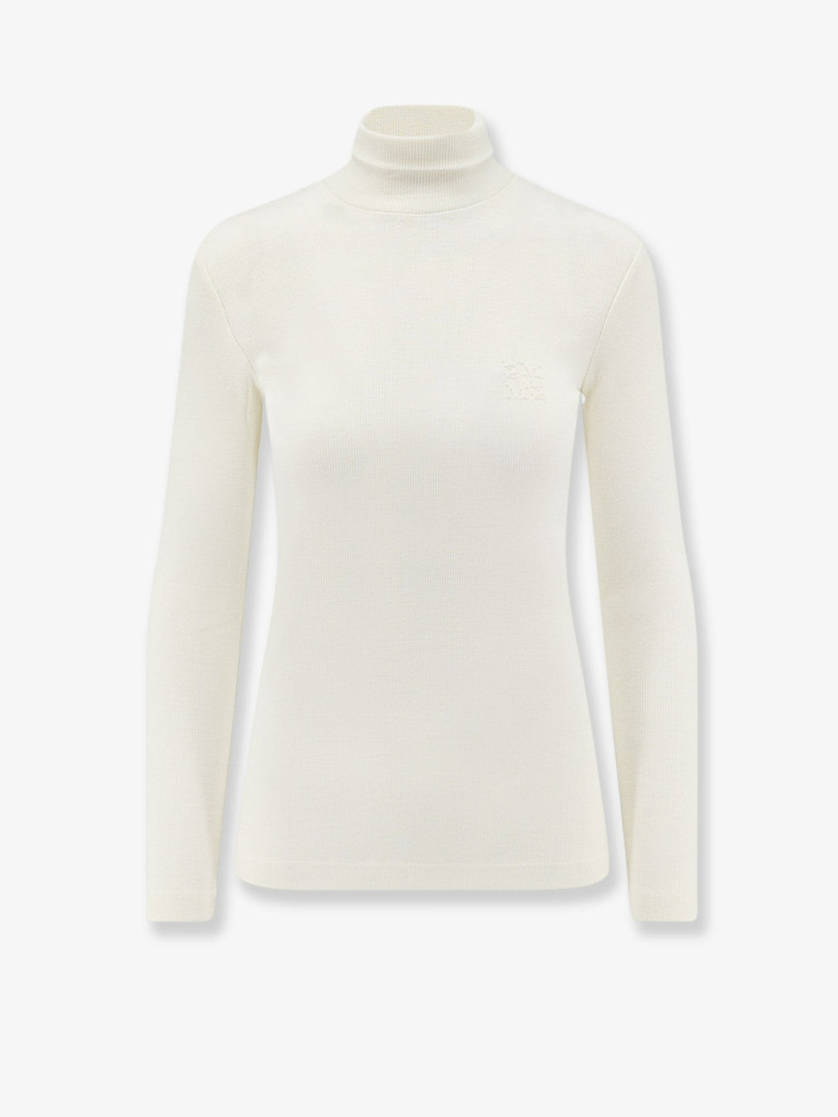 Max Mara Women's Mxmcono Wool Turtleneck White