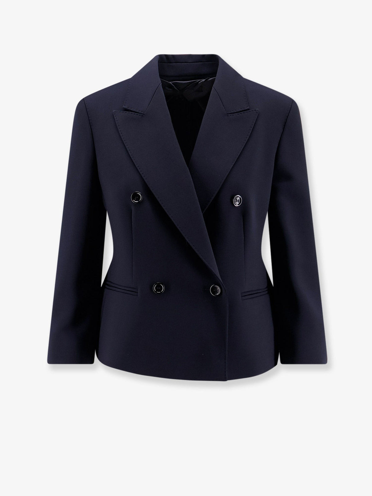 Max Mara Women's Mxmdorico Stretch Virgin Wool Blazer Blue
