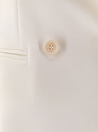 Max Mara Women's Mxmdorico Stretch Virgin Wool Blazer White