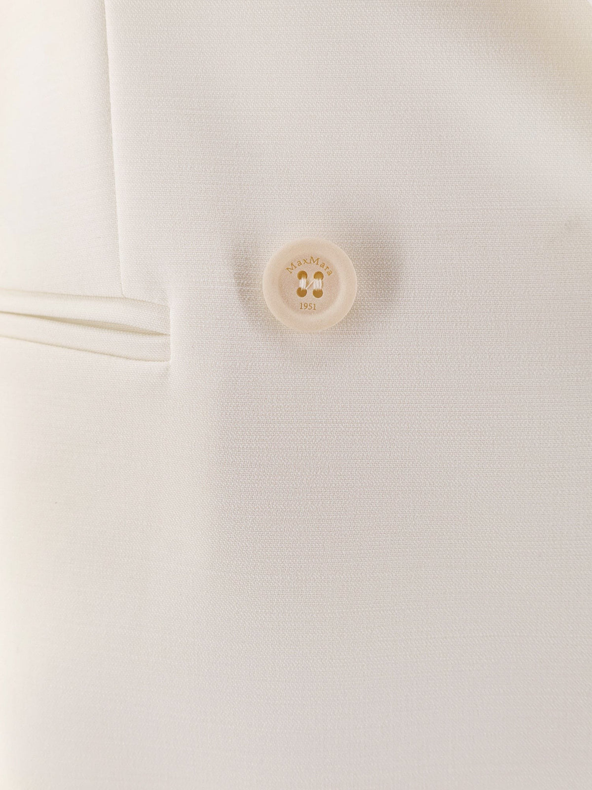Max Mara Women's Mxmdorico Stretch Virgin Wool Blazer White