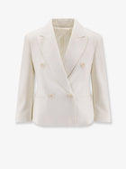 Max Mara Women's Mxmdorico Stretch Virgin Wool Blazer White
