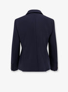 Max Mara Women's Mxmdorico Stretch Virgin Wool Blazer Blue, view 2