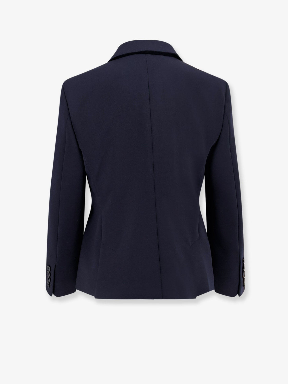 Max Mara Women's Mxmdorico Stretch Virgin Wool Blazer Blue, view 2
