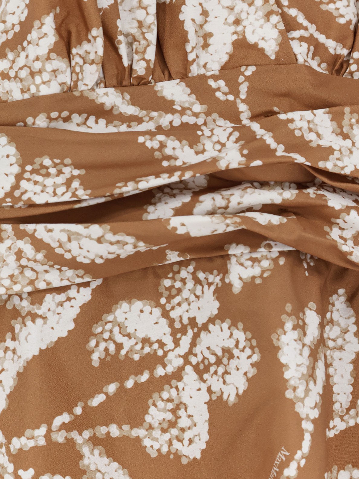 Max Mara Women's Mxmebella Printed Cotton Dress Beige, view 5