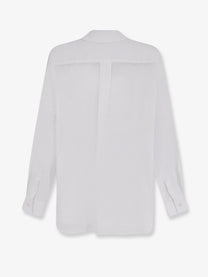 Max Mara Women's Mxmfalasco Linen Shirt White