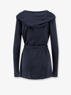 Max Mara Women's Mxmfalda Lyocell and Silk Cardigan Blue, view 2