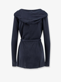 Max Mara Women's Mxmfalda Lyocell and Silk Cardigan Blue