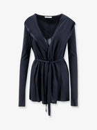 Max Mara Women's Mxmfalda Lyocell and Silk Cardigan Blue