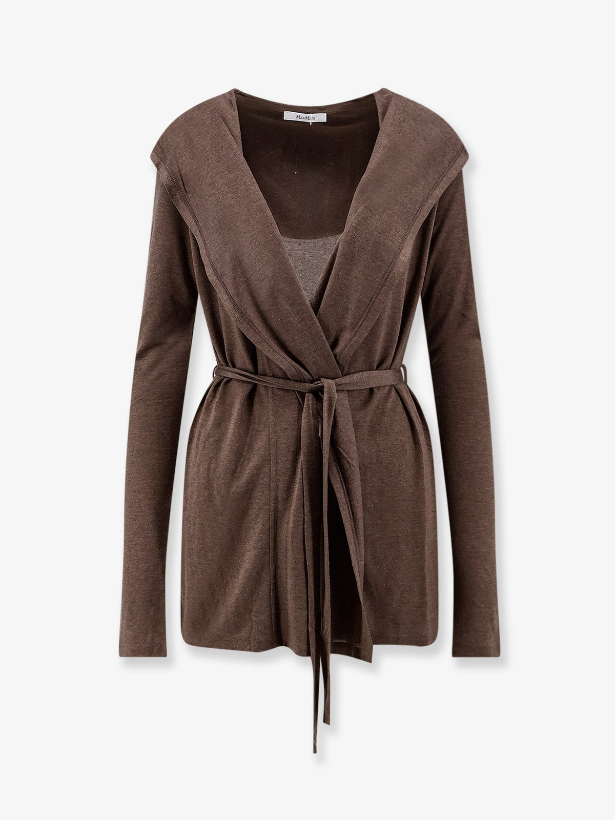 Max Mara Women's Mxmfalda Yocell and Silk Blend Cardigan CACHA'SCURO
