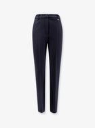 Max Mara Women's Mxmgiglio Virgin Wool Trousers Blue
