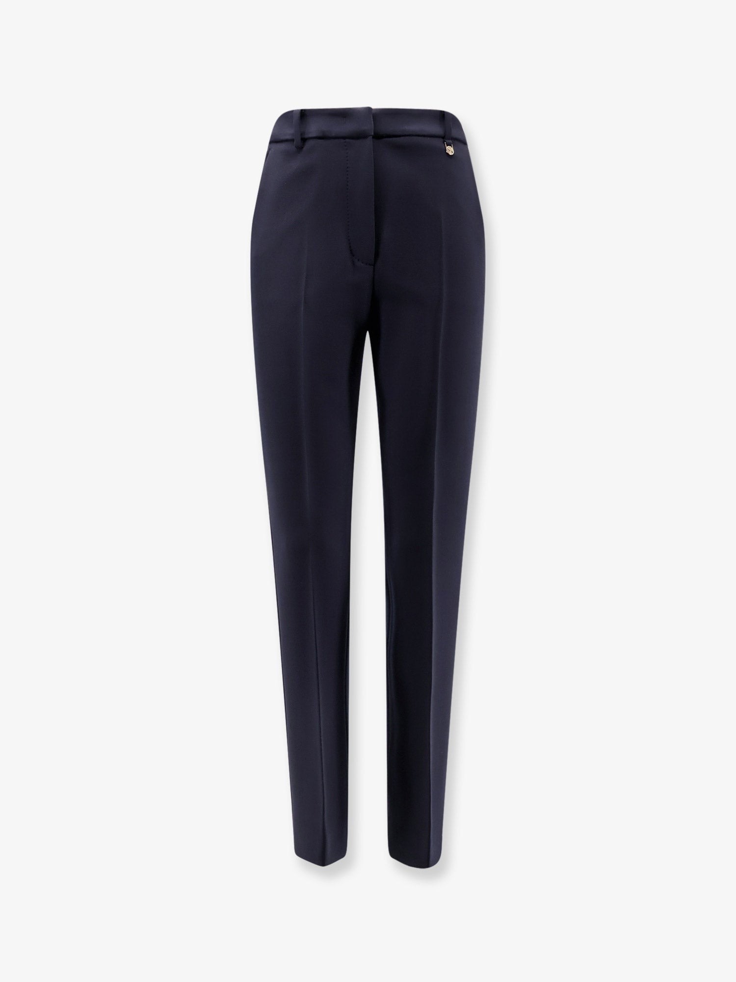 Max Mara Women's Mxmgiglio Virgin Wool Trousers Blue