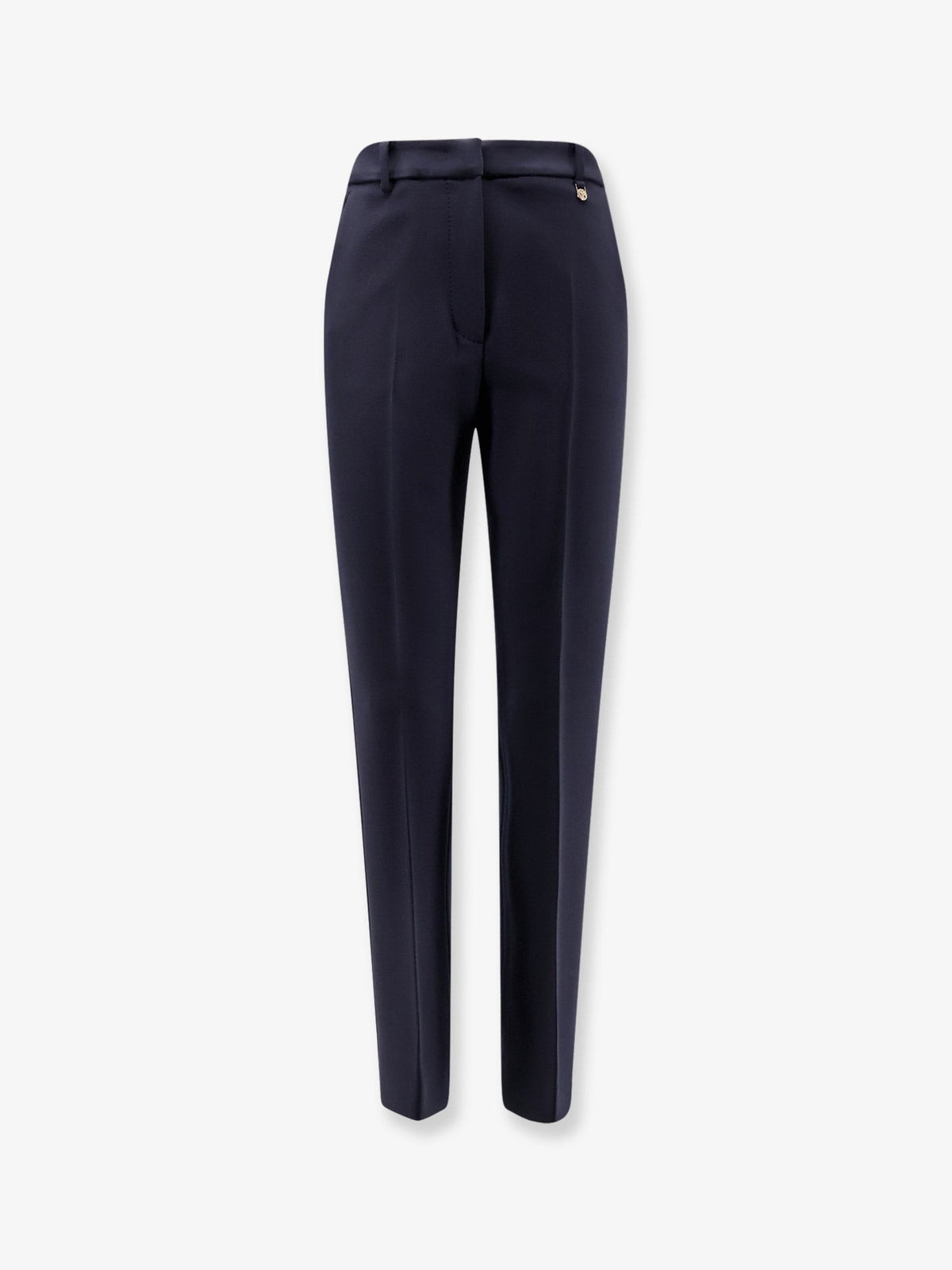 Max Mara Women's Mxmgiglio Virgin Wool Trousers Blue