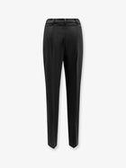 Max Mara Women's Mxmgiglio Virgin Wool Trousers Black, view 2