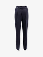 Max Mara Women's Mxmgiglio Virgin Wool Trousers Blue, view 2