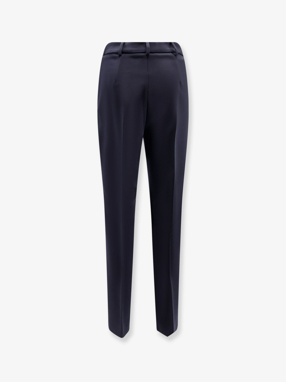 Max Mara Women's Mxmgiglio Virgin Wool Trousers Blue, view 2
