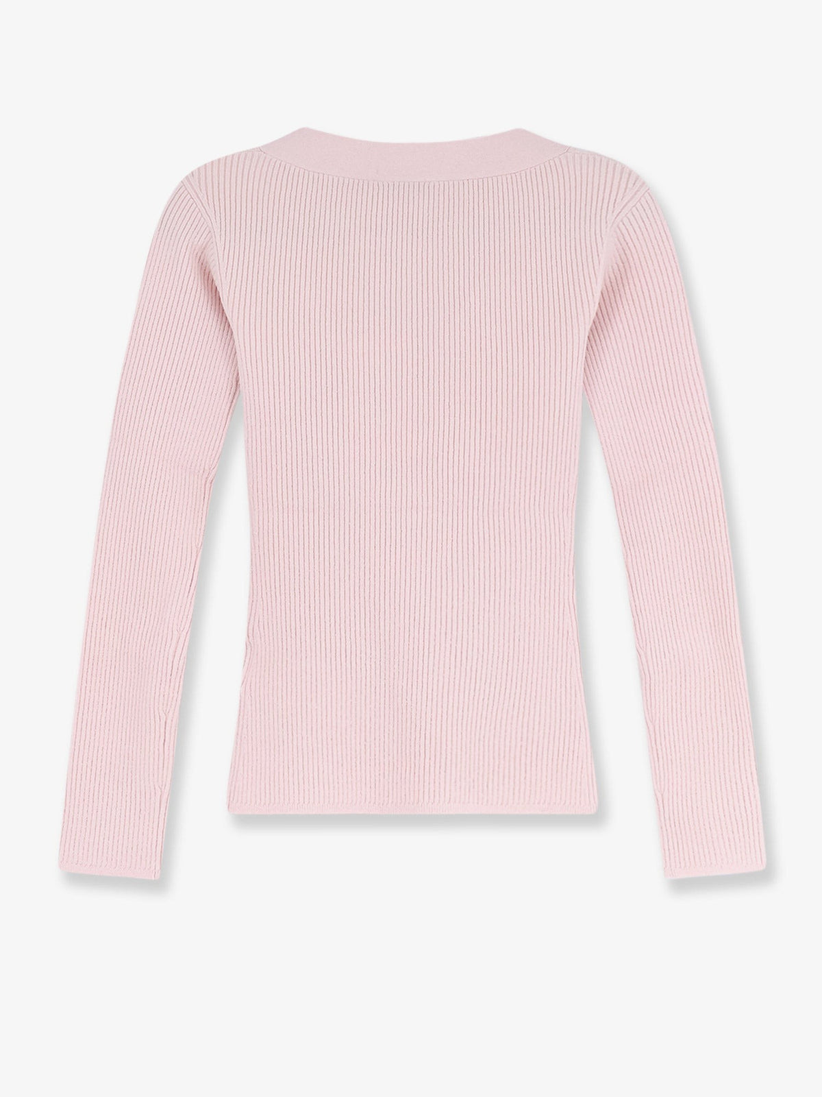 Max Mara Women's Mxmgioiosa Ribbed Wool and Cashmer Ecardigan Pink, view 2