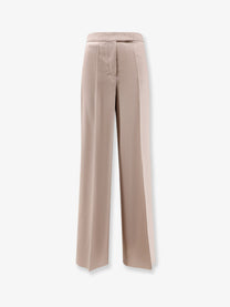 Max Mara Women's Mohair and Silk Trousers Green