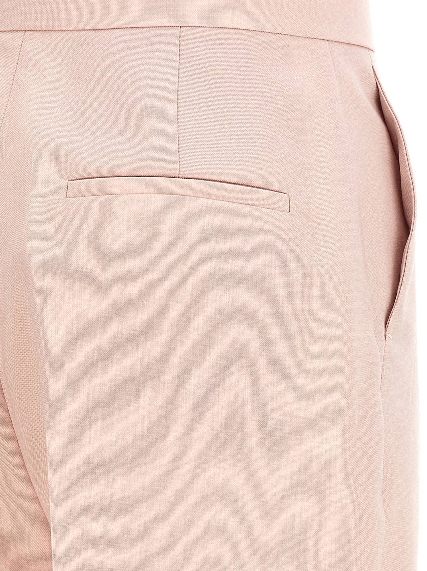 Max Mara Women's Silk and Mohair Trousers Beige