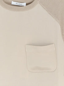 Max Mara Women's Mxmgolfo Silk and Cashmere Top Roccia