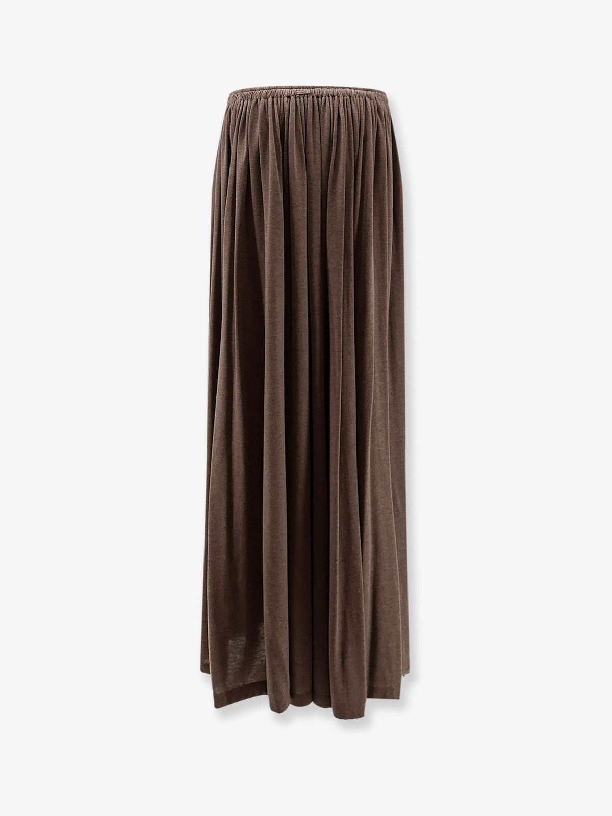 Max Mara Women's Mxmlivrea Pleated Jersey Long Skirt CACHA'SCURO, view 2