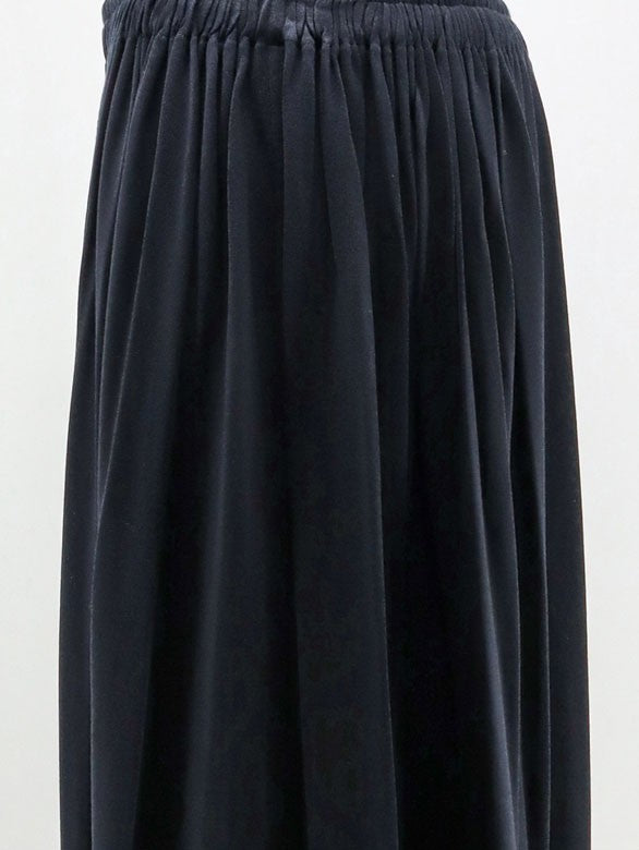 Max Mara Women's Mxmlivrea Pleated Jersey Long Skirt Blue