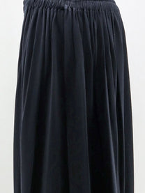 Max Mara Women's Mxmlivrea Pleated Jersey Long Skirt Blue