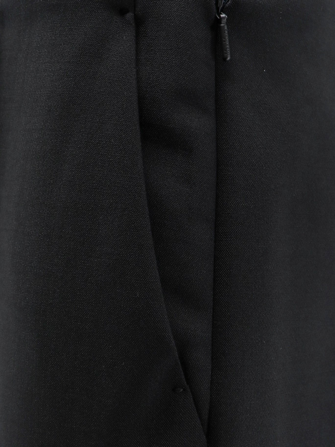 Max Mara Women's Mxmorata Stretch Virgin Wool Trousers Black